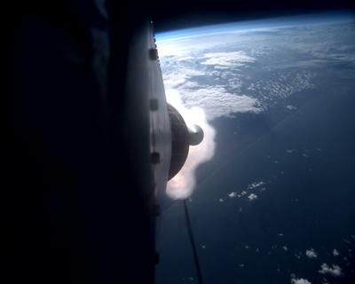 Spacecraft adapter jettison, full clip